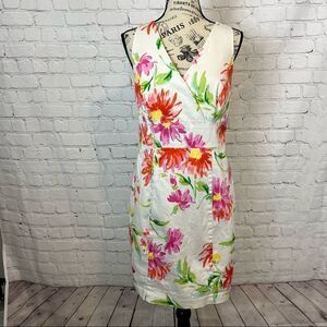 Tommy Hilfiger Sleeveless Floral Razorback Dress size 8